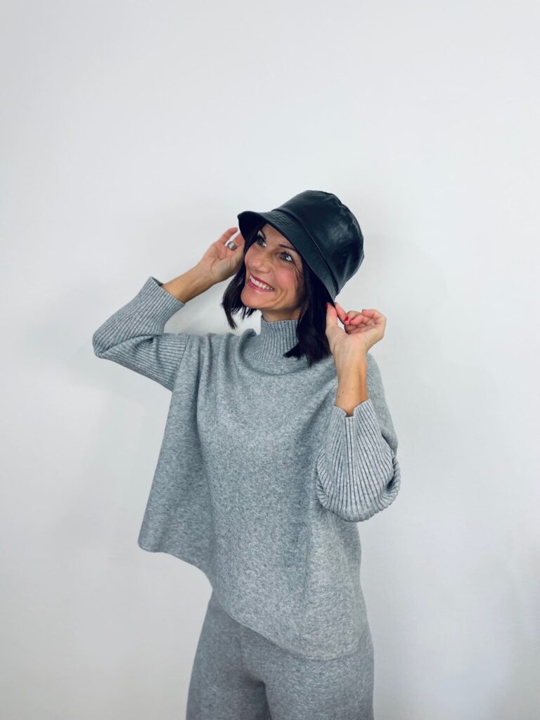 Kunstleder Bucket Hat 